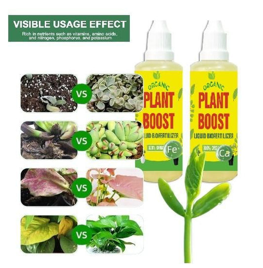 Plant Boost Liquid Biofertilizer for All Crops, Organic (Pack of 4)